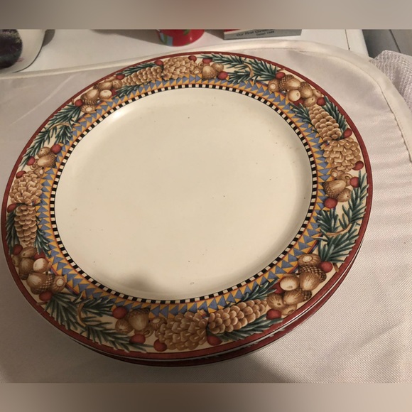 🎄1998 Debbie Mumm for Sakura Dish (4) Set- 858 $50 or $45 w/offer - Picture 4 of 5